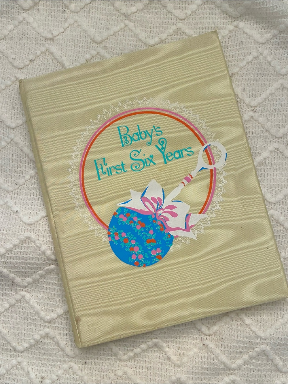 Vintage 60s Baby’s First Six Years Baby Book